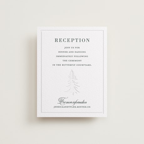 Letterpress Reception Cards