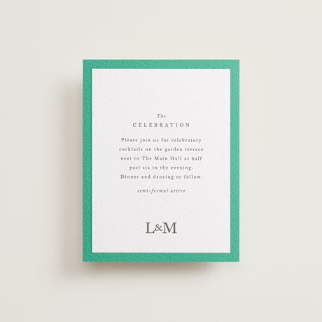 Letterpress Reception Cards