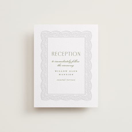 Letterpress Reception Cards
