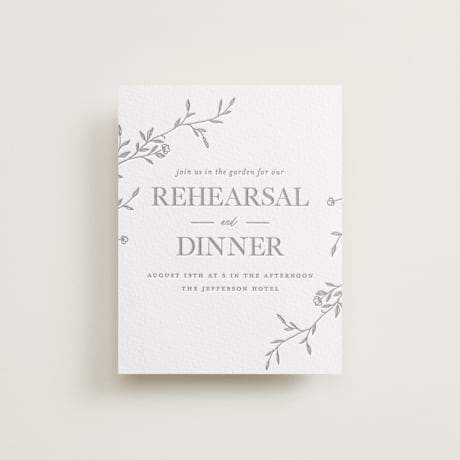 Rehearsal Dinner Cards