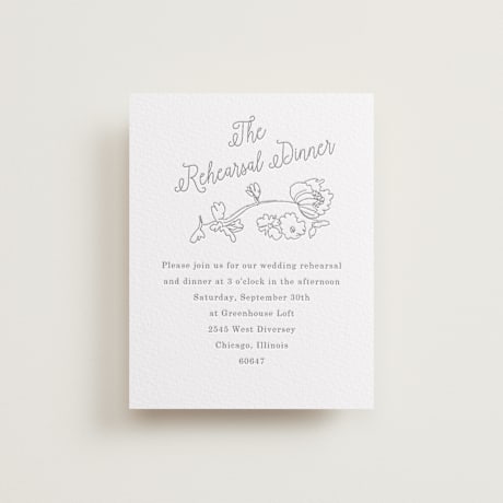 Rehearsal Dinner Cards