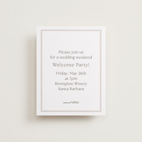 Letterpress Rehearsal Dinner Cards