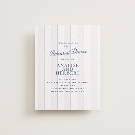 Letterpress Rehearsal Dinner Cards