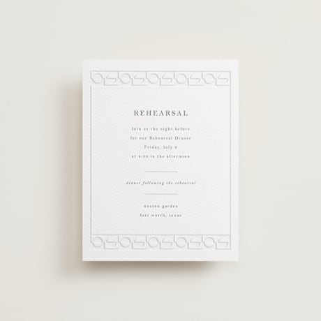 Rehearsal Dinner Cards
