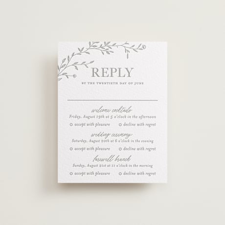 Multi-Event RSVP Cards