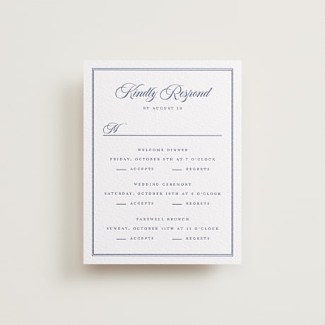 Multi-Event RSVP Cards