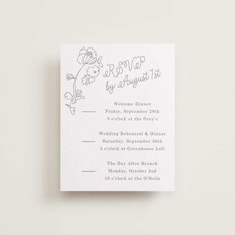 Multi-Event RSVP Cards