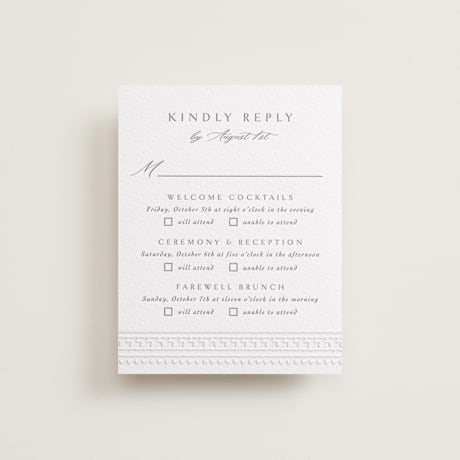 Multi-Event RSVP Cards