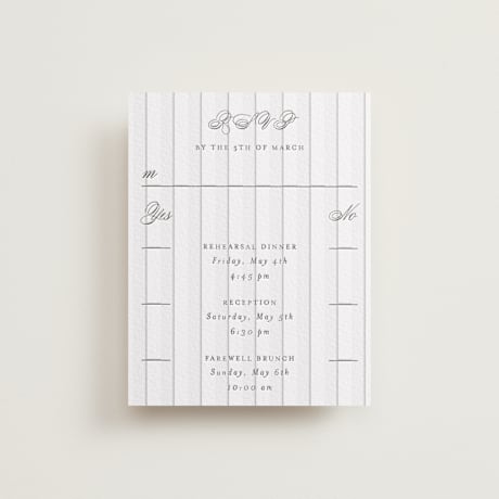 Multi-Event RSVP Cards