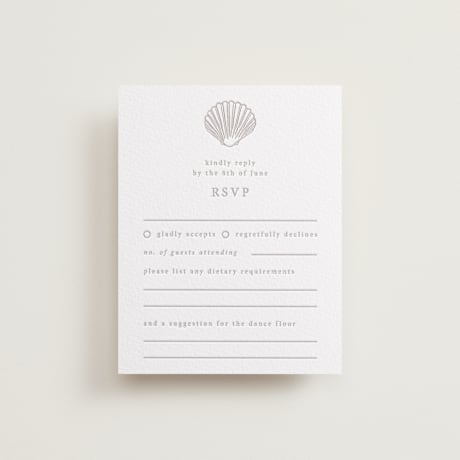 Letterpress RSVP Cards
