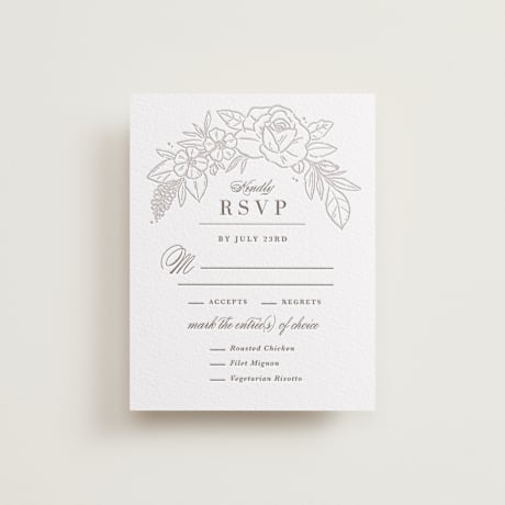 Letterpress RSVP Cards