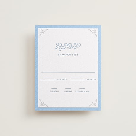 Letterpress RSVP Cards