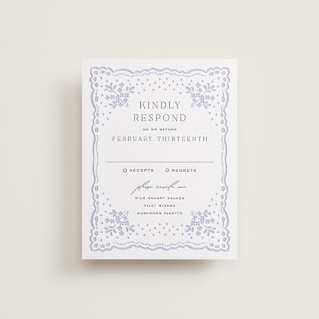 Letterpress RSVP Cards