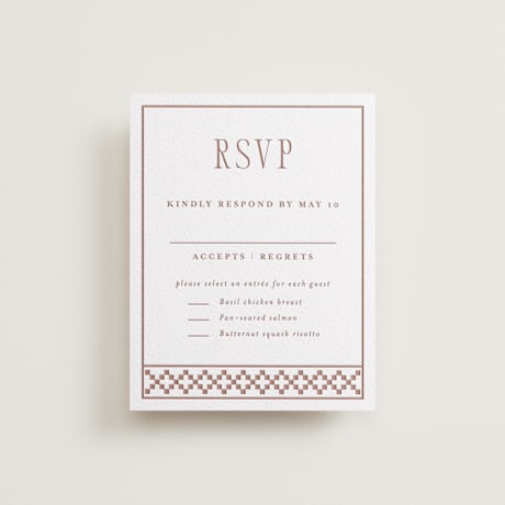 Letterpress RSVP Cards