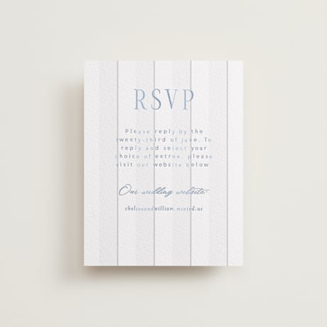 Letterpress RSVP Online Enclosure Cards