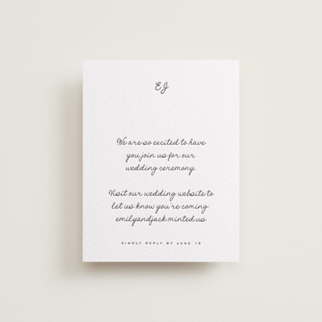 RSVP Online Enclosure Cards