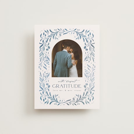 Flat Wedding Thank You Cards