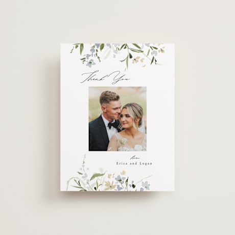 Flat Wedding Thank You Cards