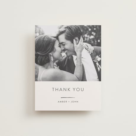 Flat Wedding Thank You Cards
