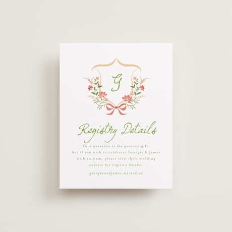 Bridal Shower Insert Cards