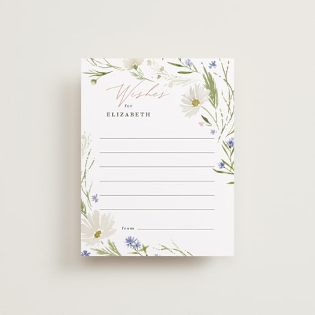 Bridal Shower Insert Cards