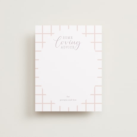 Bridal Shower Insert Cards