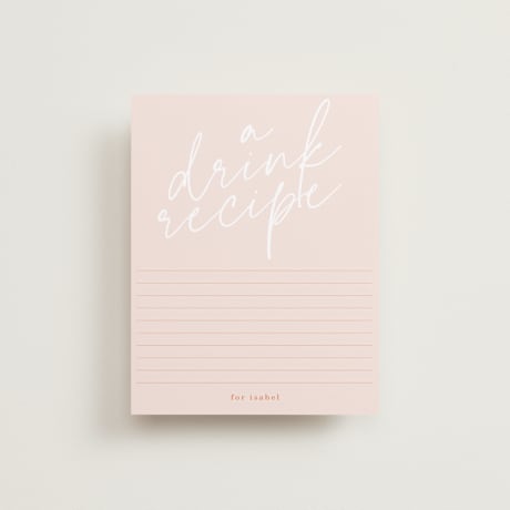 Bridal Shower Insert Cards