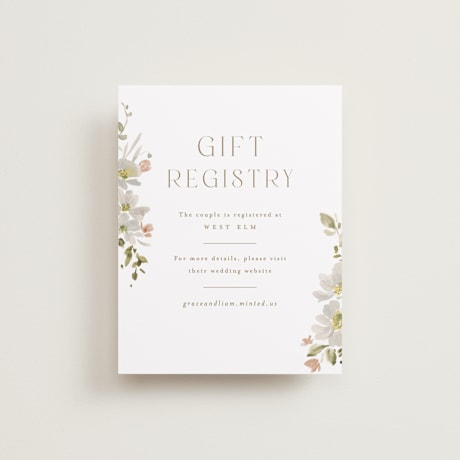 Bridal Shower Insert Cards