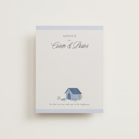 Bridal Shower Insert Cards