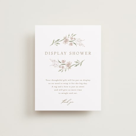 Bridal Shower Insert Cards