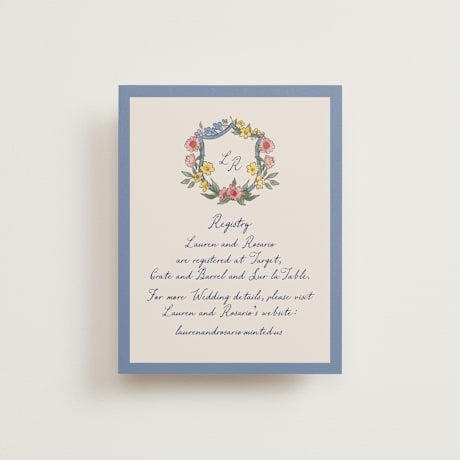 Bridal Shower Insert Cards