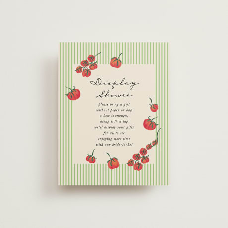 Bridal Shower Insert Cards