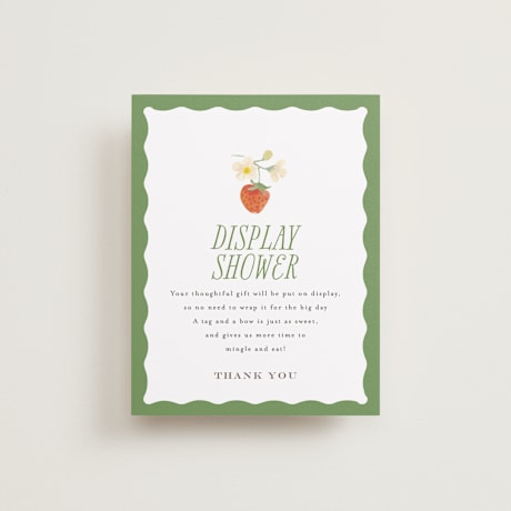 Bridal Shower Insert Cards