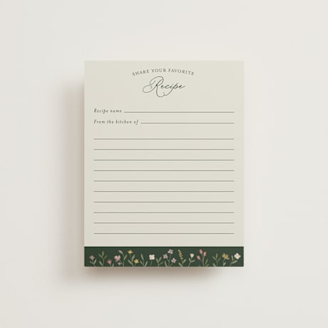 Bridal Shower Insert Cards