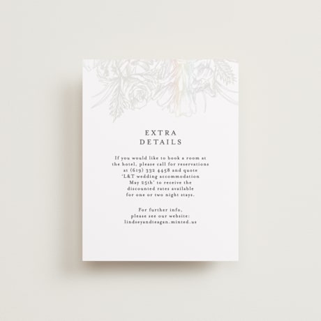 Gloss-Press Direction Cards