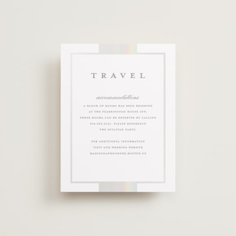 Gloss-Press Direction Cards