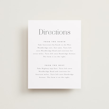 Direction Cards