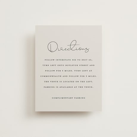 Direction Cards