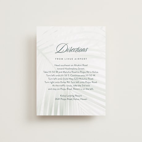Direction Cards