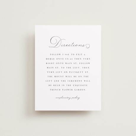 Direction Cards