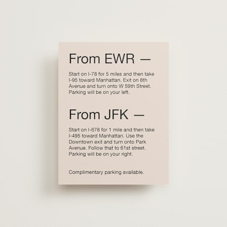 Direction Cards