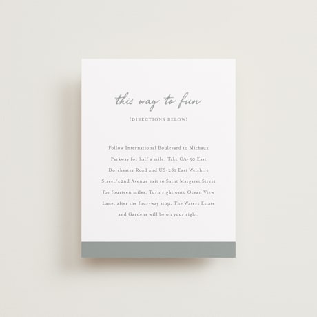 Direction Cards