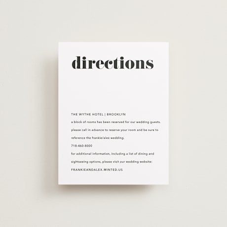 Direction Cards