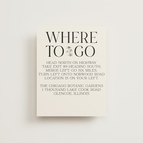 Direction Cards