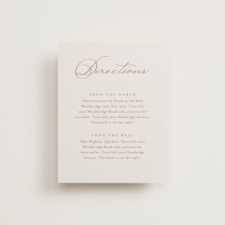 Direction Cards