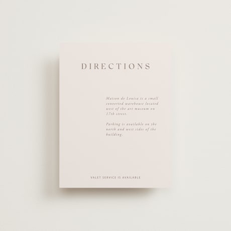 Direction Cards