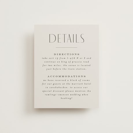 Direction Cards