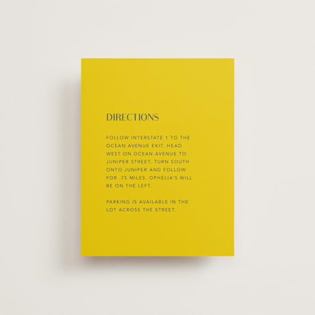 Direction Cards