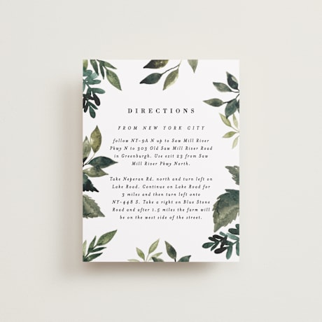 Direction Cards