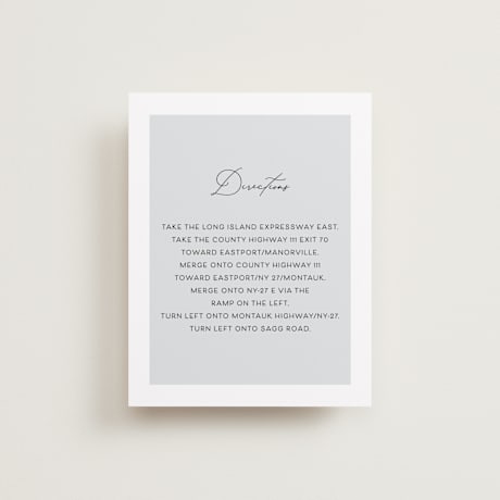 Direction Cards